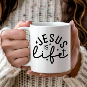 Christian-coffee--mug-Jesus-is-Life-products-of-JingsCrafts-online-store