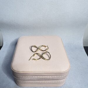 Gold Infinity Earrings